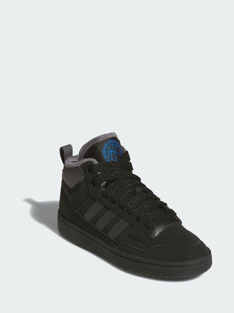 adidas Black Rapid Court Mid Winterized Shoes - Image 1 of 4 adidas Black Rapid Court Mid Winterized Shoes - Image 1 of 4