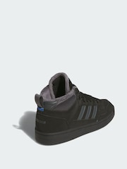 adidas Black Rapid Court Mid Winterized Shoes - Image 2 of 4
