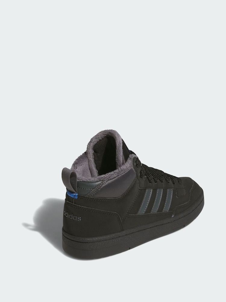 adidas Black Rapid Court Mid Winterized Shoes - Image 2 of 4 adidas Black Rapid Court Mid Winterized Shoes - Image 2 of 4