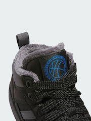 adidas Black Rapid Court Mid Winterized Shoes - Image 3 of 4