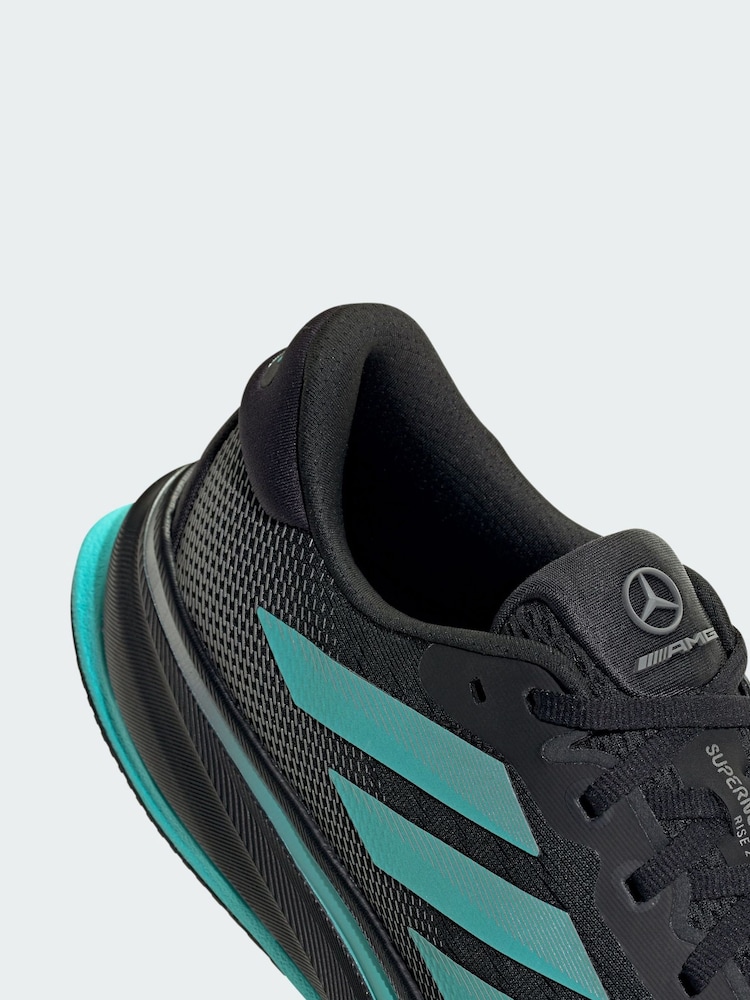 adidas Black Mercedes - AMG Petronas Formula One Team Supernova Rise 2 M Trainers - Image 4 of 4