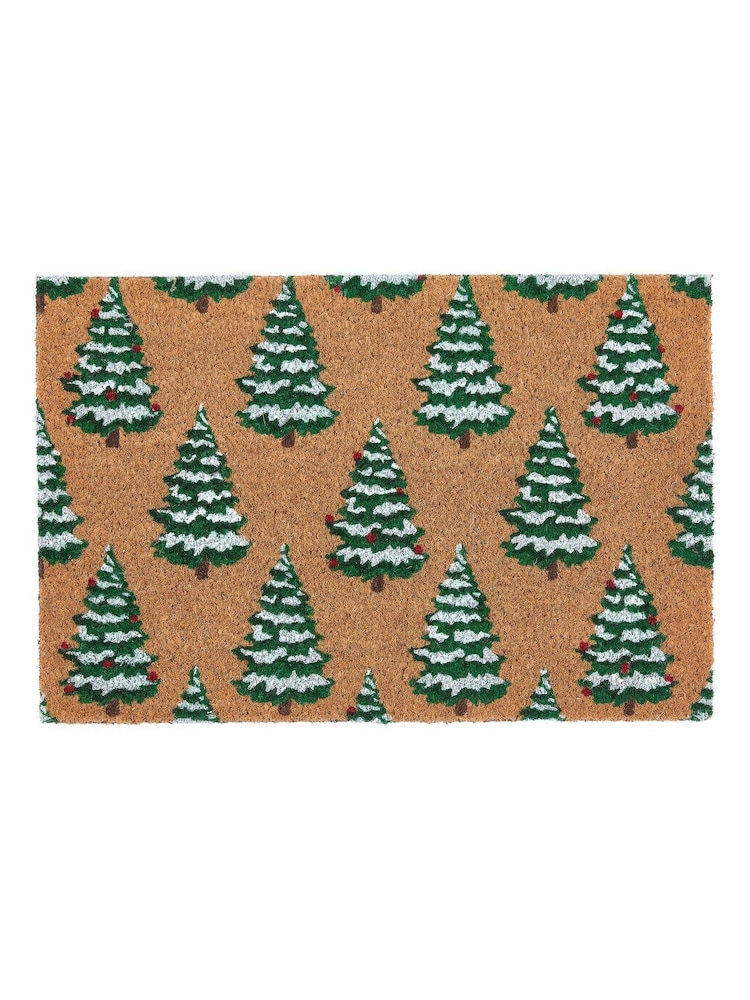 My Mat Natural Christmas Trees Coir Doormat - Image 2 of 4