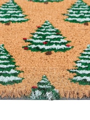 My Mat Natural Christmas Trees Coir Doormat - Image 3 of 4