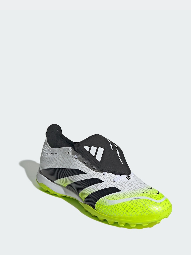 adidas White Predator League Fold-Over Tongue Turf Boots - Image 1 of 4