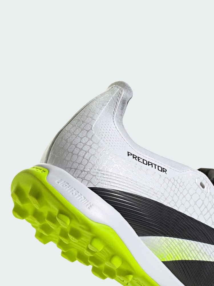adidas White Predator League Fold-Over Tongue Turf Boots - Image 4 of 4
