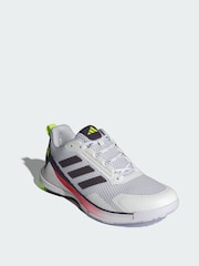 adidas White Novaflight 2 Indoor Shoes - Image 1 of 4