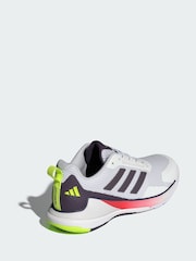 adidas White Novaflight 2 Indoor Shoes - Image 2 of 4