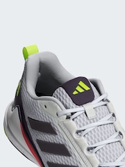 adidas White Novaflight 2 Indoor Shoes - Image 3 of 4