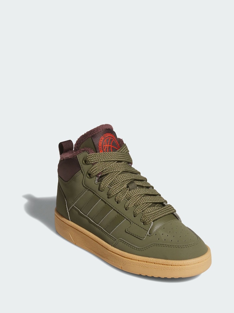 adidas Green Rapid Court Mid Winterized Shoes - Image 1 of 4 adidas Green Rapid Court Mid Winterized Shoes - Image 1 of 4