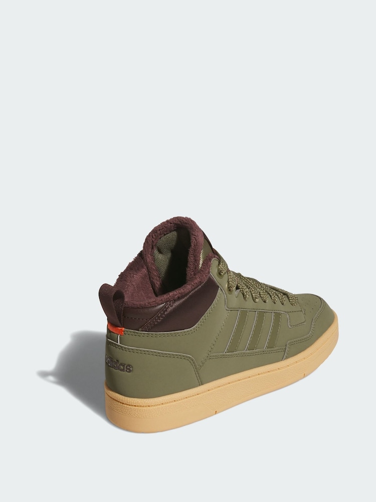 adidas Green Rapid Court Mid Winterized Shoes - Image 2 of 4 adidas Green Rapid Court Mid Winterized Shoes - Image 2 of 4