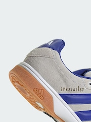 adidas White Spezialist Indoor Shoes - Image 3 of 4