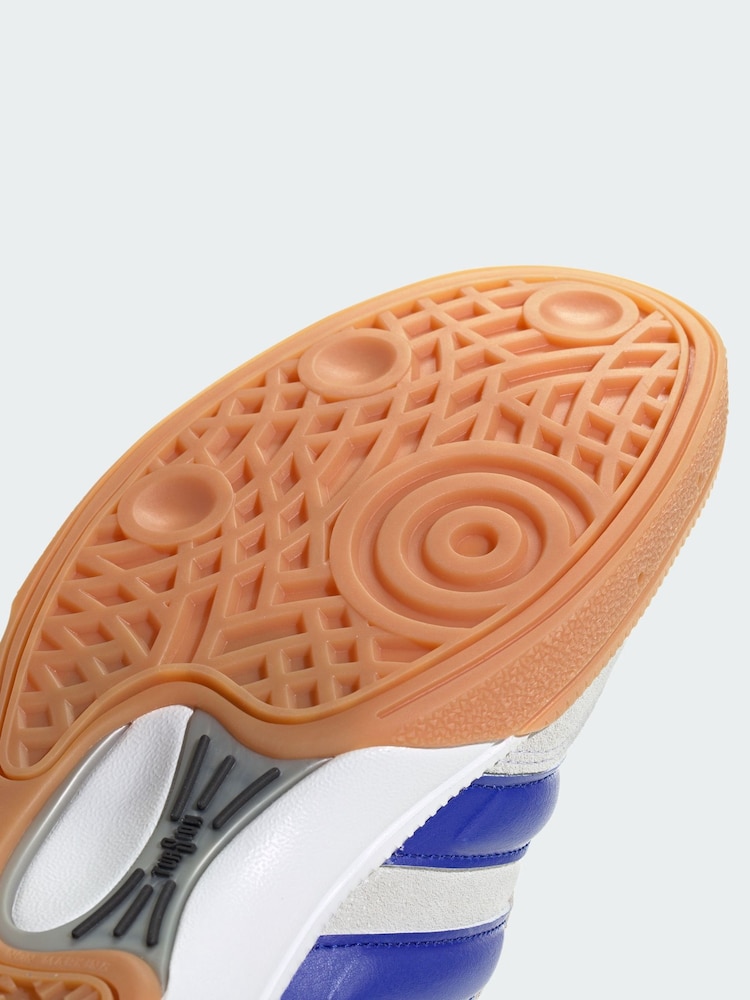 adidas White Spezialist Indoor Shoes - Image 4 of 4