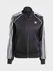 adidas Originals Black SST Adicolor Satin Track Top - Image 6 of 6