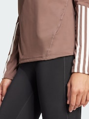adidas Brown Hyperglam Training Quarter-Zip Track Top - Image 4 of 5