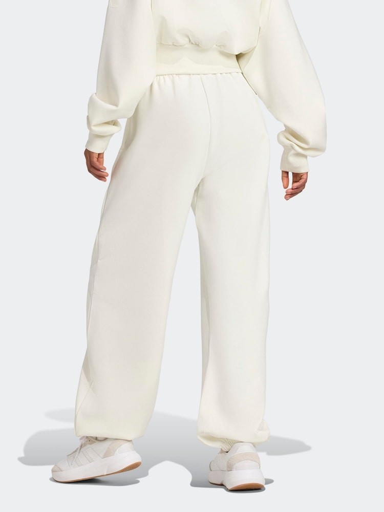 adidas Cream Soft Lux Loose Joggers - Image 2 of 6 adidas Cream Soft Lux Loose Joggers - Image 2 of 6