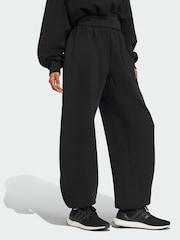 Adidas Black Soft Lux Loose Joggers - Image 1 of 1