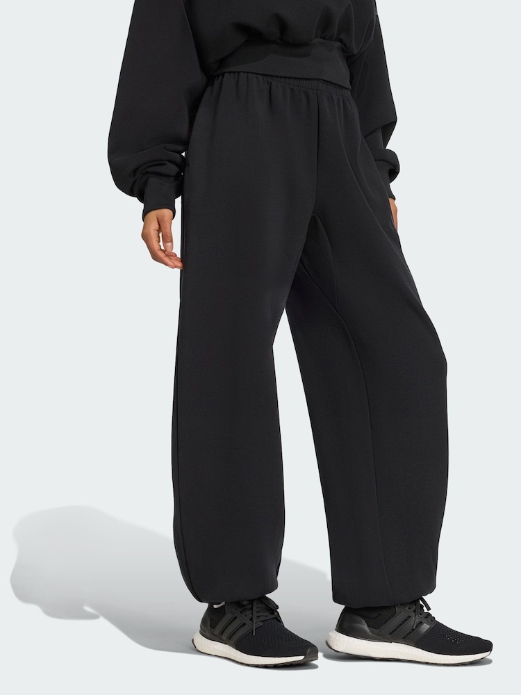 Adidas Black Soft Lux Loose Joggers - Image 1 of 1