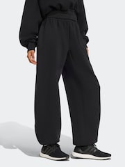 Adidas Black Soft Lux Loose Joggers - Image 3 of 5