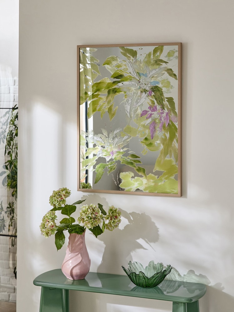 花卉手绘细节镜子框墙面装饰 - 图片1 / 3