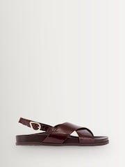 Ancient Greek Sandals Chocolate Ikesia Open Naplack - Image 1 of 4