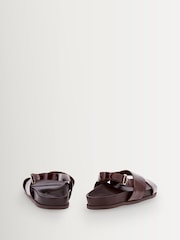 Ancient Greek Sandals Chocolate Ikesia Open Naplack - Image 3 of 4