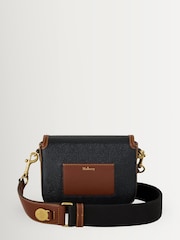Mulberry Black-Cognac Small Darley Satchel Scotchgrain Bag - Image 2 of 5