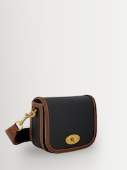 Mulberry Black-Cognac Small Darley Satchel Scotchgrain Bag - Image 3 of 5