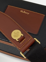 Mulberry Black-Cognac Small Darley Satchel Scotchgrain Bag - Image 4 of 5