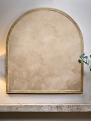 Nkuku Brass Murwara Arch Mirror - Image 5 of 5