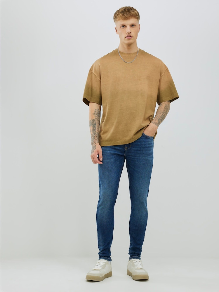River Island Blue Stretch Spray On Fit Jeans - Image 1 of 4