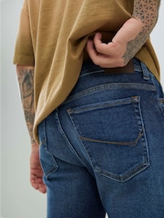 River Island Blue Stretch Spray On Fit Jeans - Image 3 of 4