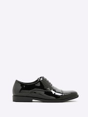 River Island Black Patent Derby Shoes - Image 1 of 5