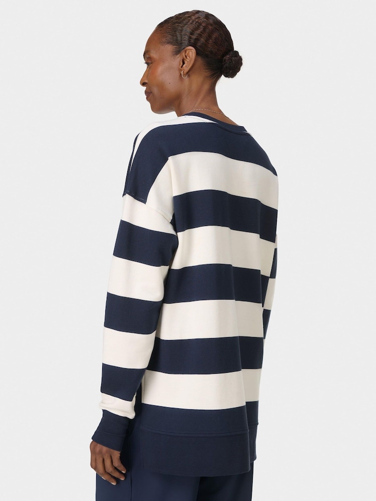 Sweaty Betty White After Class Longline Sweatshirt - Image 2 of 7