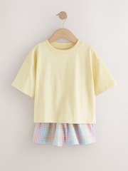 Pink/Green Short Pyjamas 3 Pack (3-16yrs) - Image 6 of 8