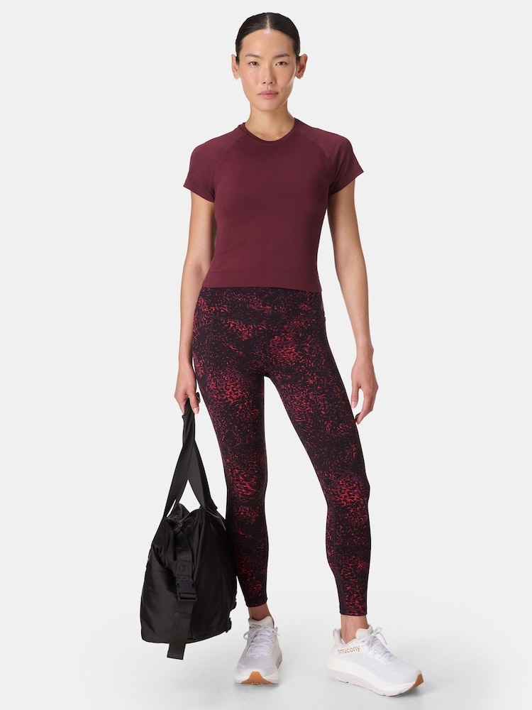 Sweaty Betty Red Leaf Power Workout Leggings - Image 2 of 9 Sweaty Betty Red Leaf Power Workout Leggings - Image 2 of 9