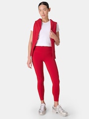 Sweaty Betty Light Red Power 7/8 Workout Leggings - Image 4 of 9
