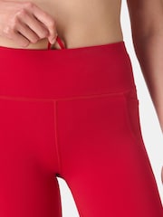 Sweaty Betty Light Red Power 7/8 Workout Leggings - Image 6 of 9