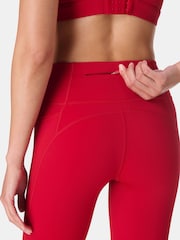 Sweaty Betty Light Red Power 7/8 Workout Leggings - Image 7 of 9