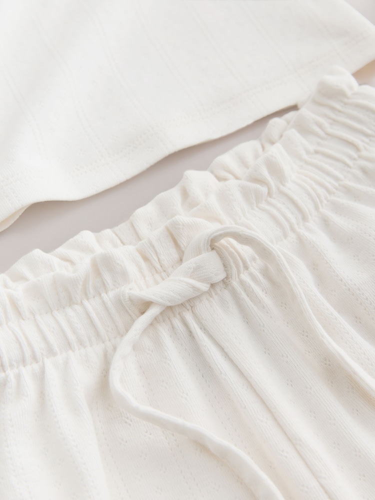 أبيض مخرم - Cami Pyjamas (6-16yrs) - صورة 7 من 7