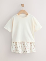 Pink Ditsy Short Pyjamas 3 Pack (3-16yrs) - Image 8 of 12