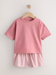 Pink Ditsy Short Pyjamas 3 Pack (3-16yrs) - Image 9 of 12