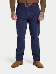Raging Bull Blue Corduroy Trouser - Image 1 of 5
