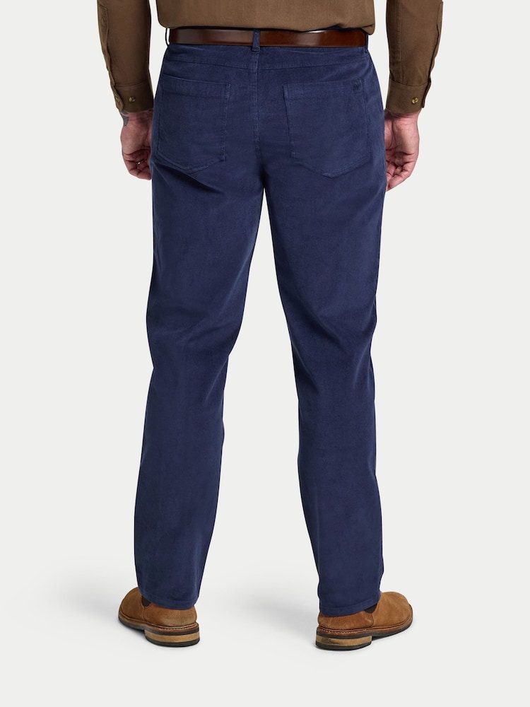 Raging Bull Blue Corduroy Trouser - Image 2 of 5 Raging Bull Blue Corduroy Trouser - Image 2 of 5