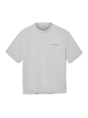 AllSaints Grey Future Short Sleeve Crew T-Shirt - Image 8 of 9