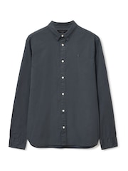 AllSaints Light Blue Hawthorne Long Sleeve Shirt - Image 8 of 8