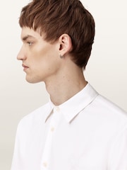 AllSaints White Heart Long Sleeve Shirt - Image 4 of 9