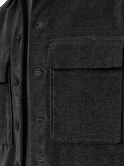 AllSaints Black Hawker Long Sleeve Shirt - Image 7 of 9