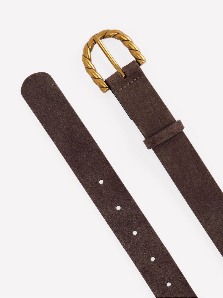 Boden Brown Twist Buckle Belt - Image 2 of 3