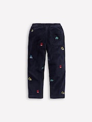 Boden Blue Pull-On Cord Trousers - Image 2 of 3