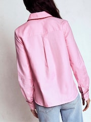 Boden Pink Sienna Interest Cotton Shirt - Image 3 of 5